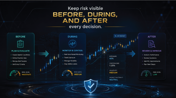 Nexa Pulse risk controls and visual analytics interface